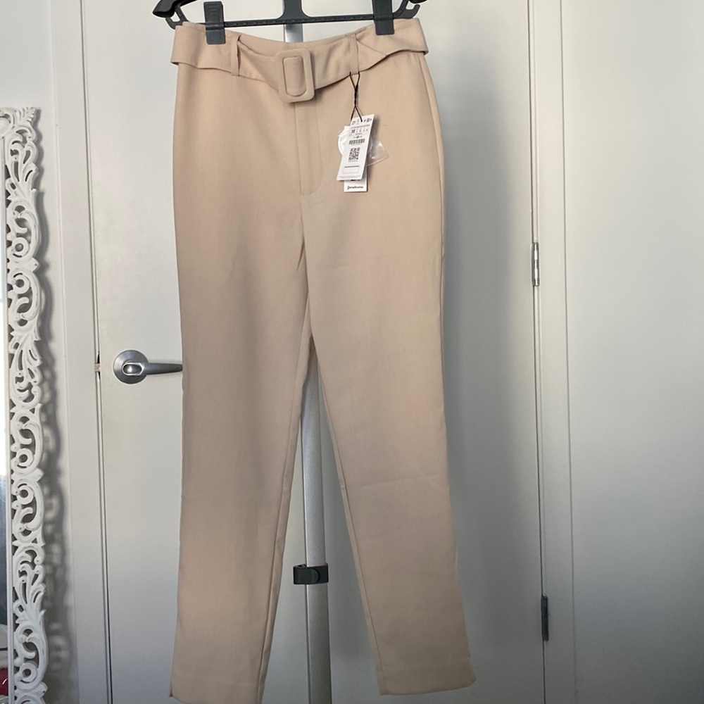 Cream chino pants
